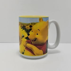 Winnie the pooh sun flower honey bee coffe mug